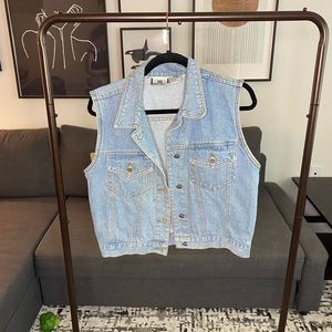 Vintage jean vest